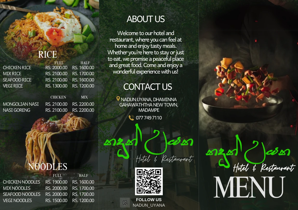 Nadun Uyana Trifold Cover